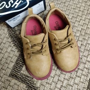 Size 7 boy dress shoes tan